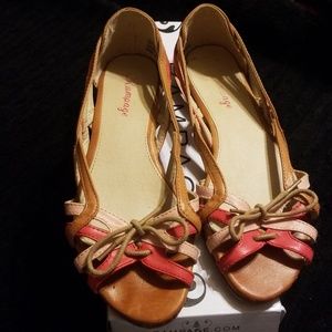 Cute strap slip on sandals